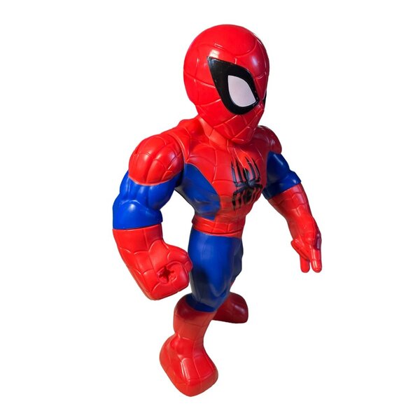Spiderman Action Figure 10” Posable Squinty Eyed Marvel & Subs Hasbro 2018 - Picture 3 of 9